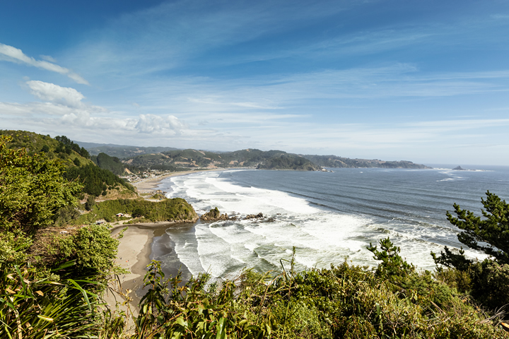 In Mehuín, in southern Chile, there is a famous wave called La Barra, seriously threatened. Since 1996, the powerful company Celulosa Arauco has been negotiating to install a pipeline that will allow it to dump the polluting waste from its paper mill on the beach of Mehuín, which puts artisanal fishermen, local Mapuche communities, and surfers at risk. The company has been dumping its waste in the Las Cruces River, near the surf break, and in doing so has caused, among other damages, the death of thousands of black-necked swans. The company is now seeking to influence the authorities to increase the allowable concentration of chemicals and heavy metals. The locals are committed to the protection of Mehuín. Photo: Juan Carlos Elgueta.